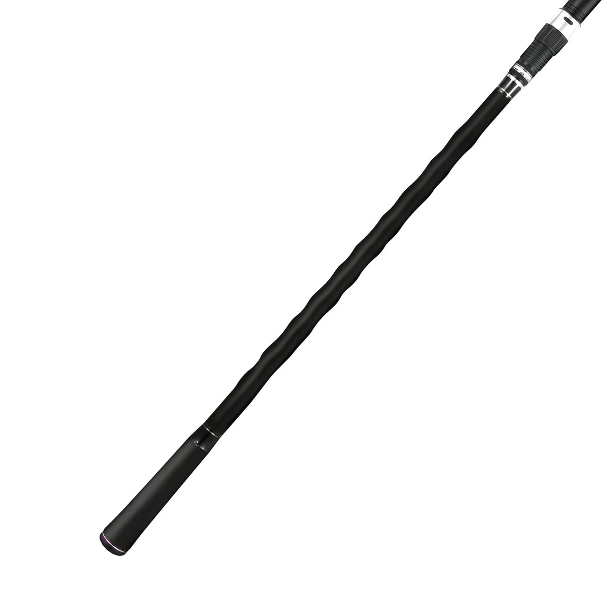 Carbon Fiber Travel Surf Spinning Fishing Rod 2pc Q77655