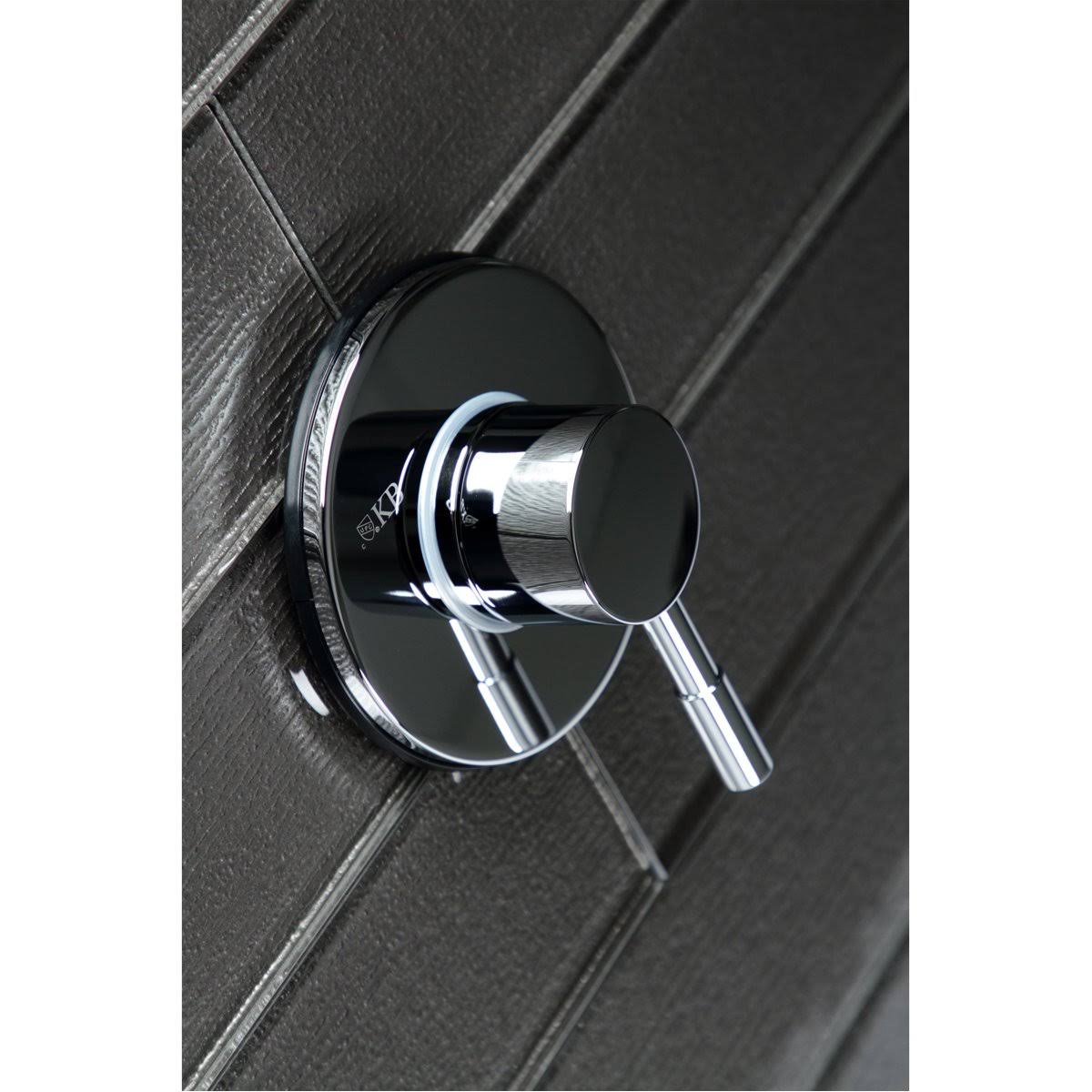 Polished Brass Three-Way Diverter Valve with Trim Kit O89792