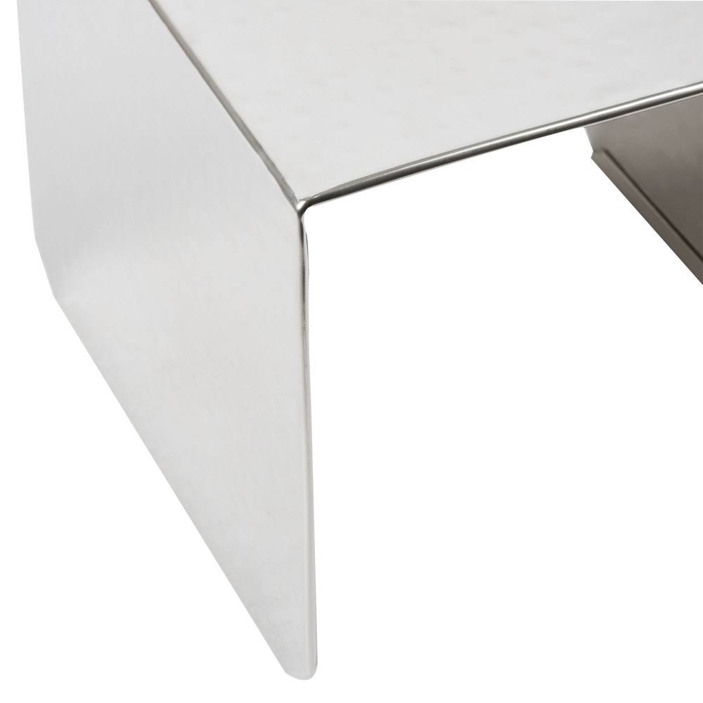 3-Piece Hammered Stainless Steel Riser Set S49786