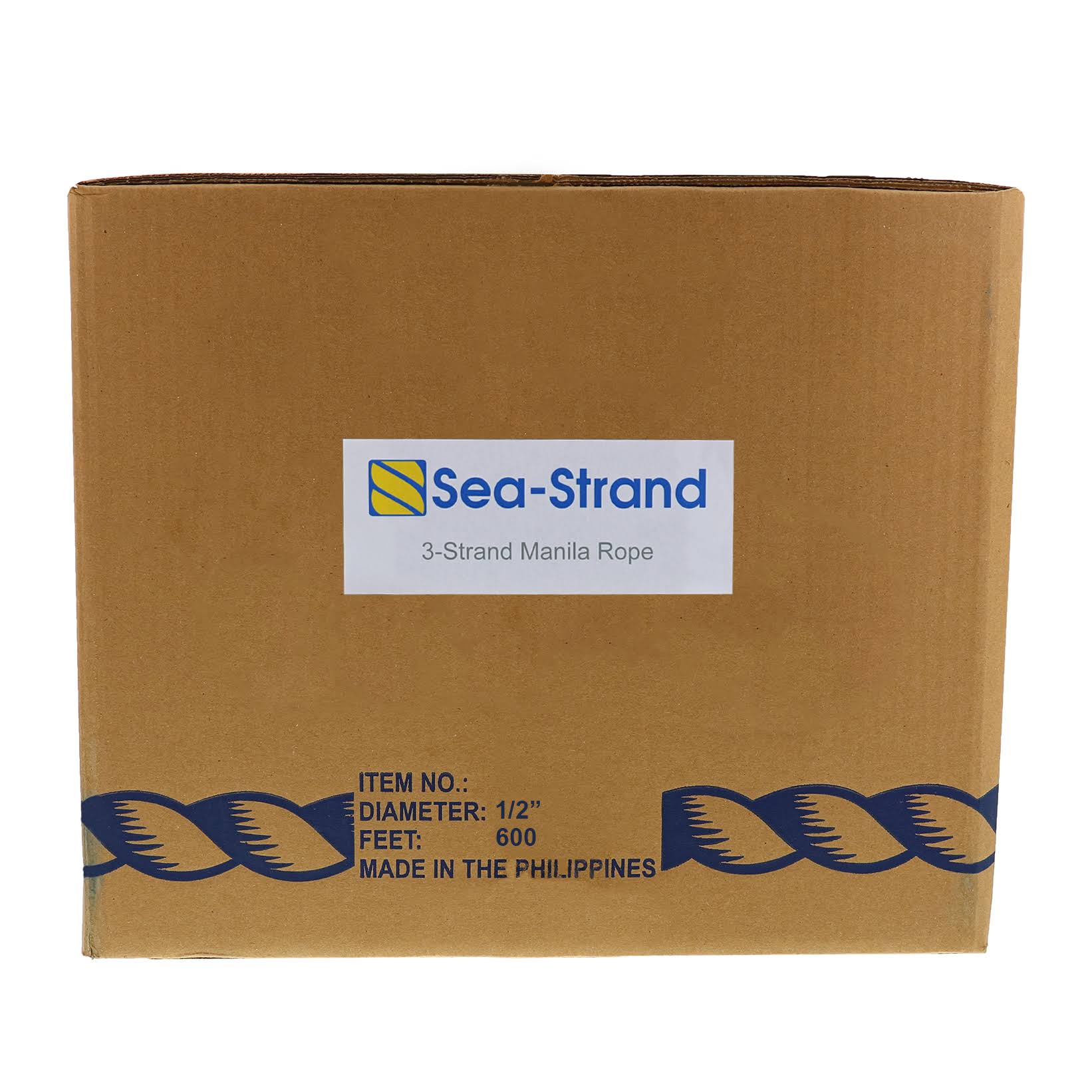 1/2 x 600& Coil, 3-Strand Manila Rope S8177