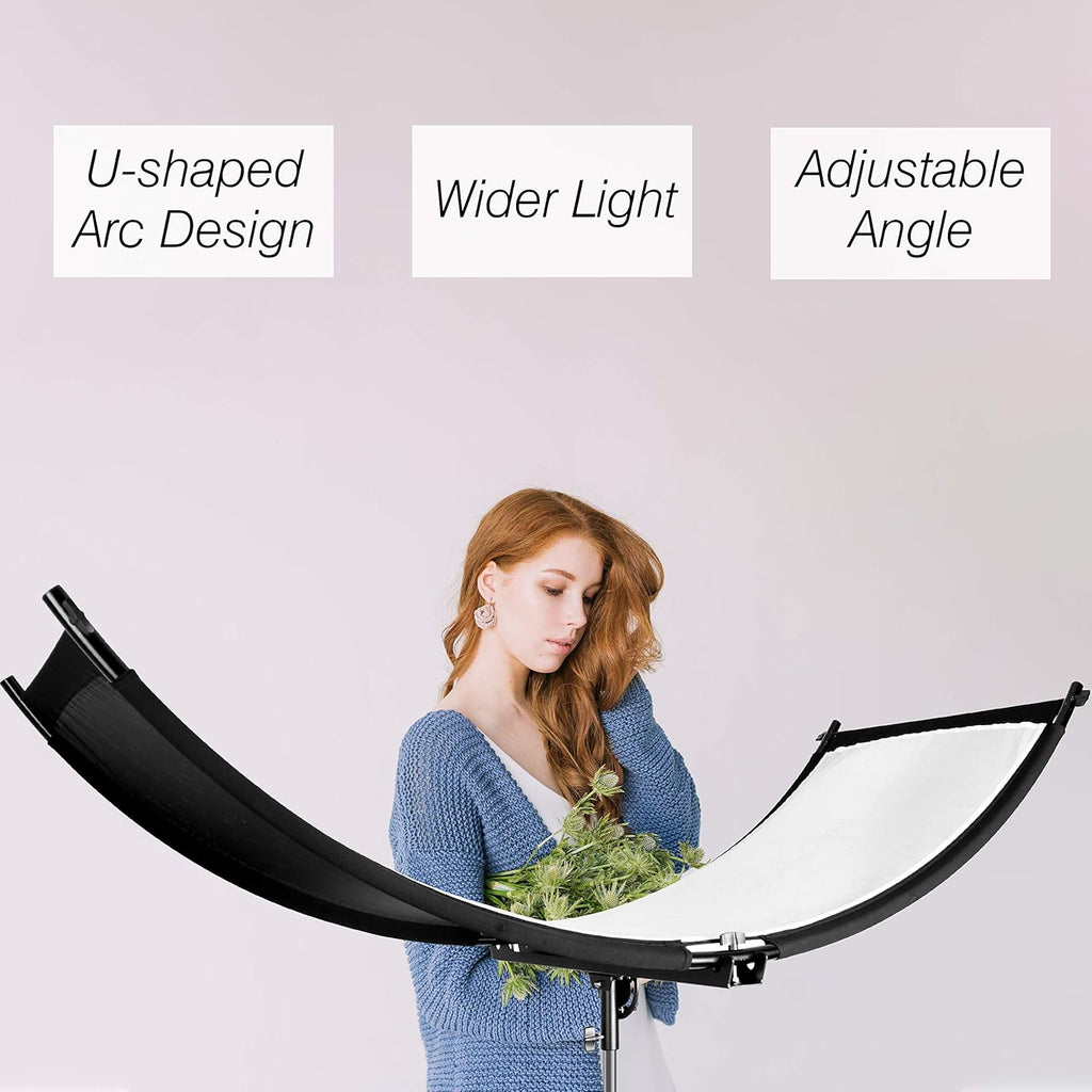 Curved Eyelighter Light Reflector with Carrying Bag P30225